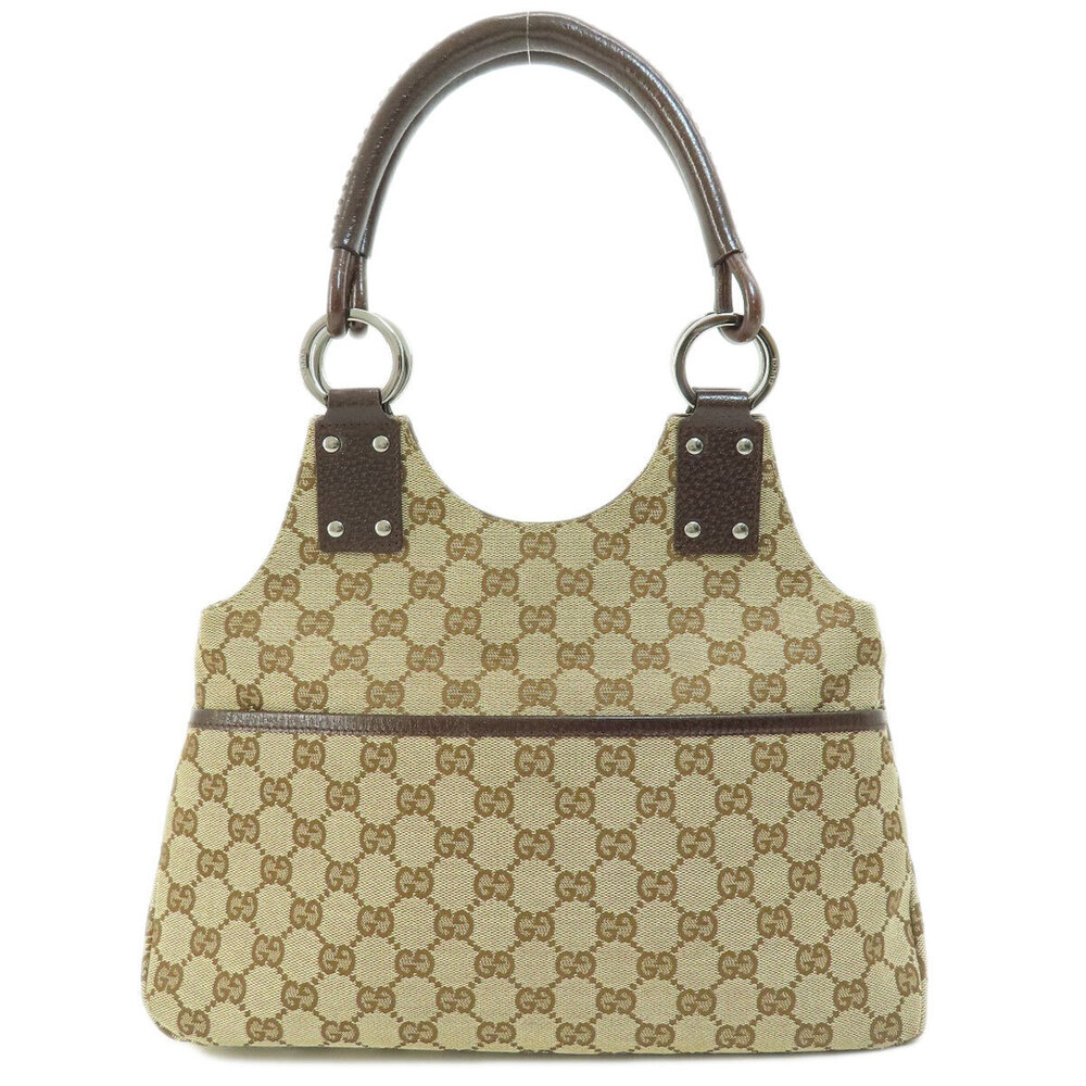 Gucci GG Canvas Hobo Bag leather trim - Picture 11 of 11